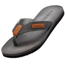 Norty Men's Flip-Flop Thong Sandal -Golf Series Discount nortythong 11061 gry obq 3 22 99017.1697414830