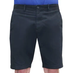Penguin Golf Flat Front Solid Short **Closeout** -Golf Series Discount pengshort nvy front 04 23 74490.1697458169
