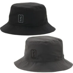 PGA Tour Reversible Bucket Hat - OSFM Fits Up To 7.5 Hat Size -Golf Series Discount pgatbuckhat cav 4251 front reverse 03 23 07701.1697313521