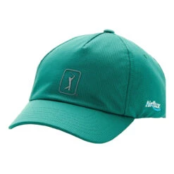 PGA Tour Airflux Mesh Adjustable Golf Hat -Golf Series Discount pgathat grn 0388 front 03 23 78836.1697299013
