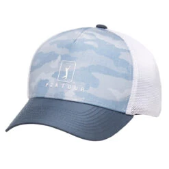 PGA Tour Adjustable Snapback Camouflage Trucker Cap -Golf Series Discount pgathat twinds 6046 front 10 23 55729.1696462152