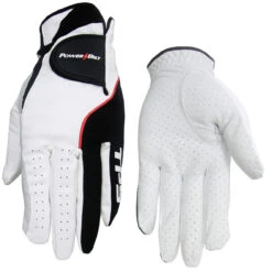 PowerBilt TPS Cabretta Tour Golf Gloves (3-Pack) -Golf Series Discount powcabcb glv mlh bkpalm 0517 47900.1667487997