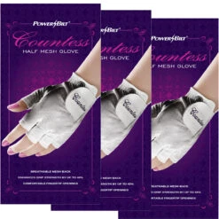 PowerBilt Countess Half Mesh Golf Gloves (3-pack) 7 PowerBilt Countess Half Mesh Golf Gloves (3-pack) -Golf Series Discount powcountglv llh 3pkg 1017 92890.1694797377