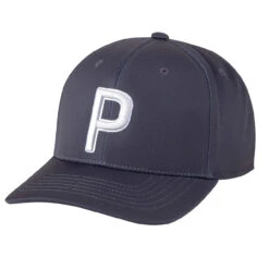 Puma Golf 110 P Snapback Adjustable Hat -Golf Series Discount pumahat 3717 navywht front 11 22 25538.1697429885