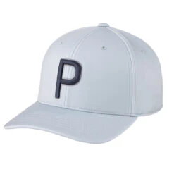 Puma Golf 110 P Snapback Adjustable Hat -Golf Series Discount pumahat 3721 highrise gray front 11 22 99000.1697429884