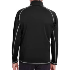 PUMA Golf Men's Fairway Full-Zip Fleece-Lined Jacket -Golf Series Discount pumaow 80601 blk back 10 22 97019.1697299074