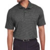 PUMA Golf Men's Performance Stripe Polo Golf Shirt -Golf Series Discount pumapolo 6804 blkhtr front 9 22 76479.1667488666