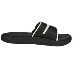 PUMA Golf Men's GS-Softride Slide FS Sandal -Golf Series Discount pumaslide 6501 blkwht medial 06 23 10495.1686682132