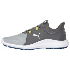 PUMA Men's Ignite Fasten8 Spikeless Golf Shoe -Golf Series Discount pumfasten8 0006 grysilwt side 02 23 17649.1697429415