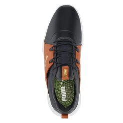 PUMA Men's Ignite Fasten8 Craft Spikeless Golf Shoe -Golf Series Discount pumfasten8crft 3204 nvgld add 08 23 48675.1695318263