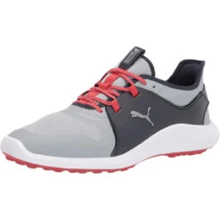 PUMA Men's Ignite Fasten8 Spikeless Golf Shoe -Golf Series Discount pumigf8 silvblk1 2211 91460.1697429415