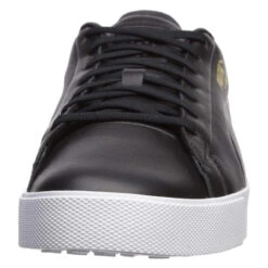 PUMA Men's Original G Spikeless Leather Waterproof Golf Shoe -Golf Series Discount pumog 2903 blk toe 06 23 24000.1696940243