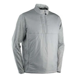 Sun Mountain Men's Colter 1/2-Zip Longsleeve Insulated Pullover -Golf Series Discount smow 1907 plat front 09 23 59215.1697200982