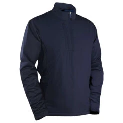 Sun Mountain Men's Colter 1/2-Zip Longsleeve Insulated Pullover -Golf Series Discount smow 1913 nvy front 09 23 36114.1697200982