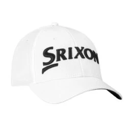 Srixon Golf Men's FlexiFit Fitted Hat -Golf Series Discount srxhat 0109 flexfit whtblk 06 23 31663.1687971129