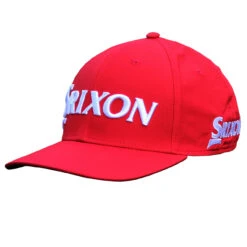 Srixon Golf Structured 3D Embroidered Adjustable Hat -Golf Series Discount srxhat 0264 struc redwht obq 04 23 83192.1696737260