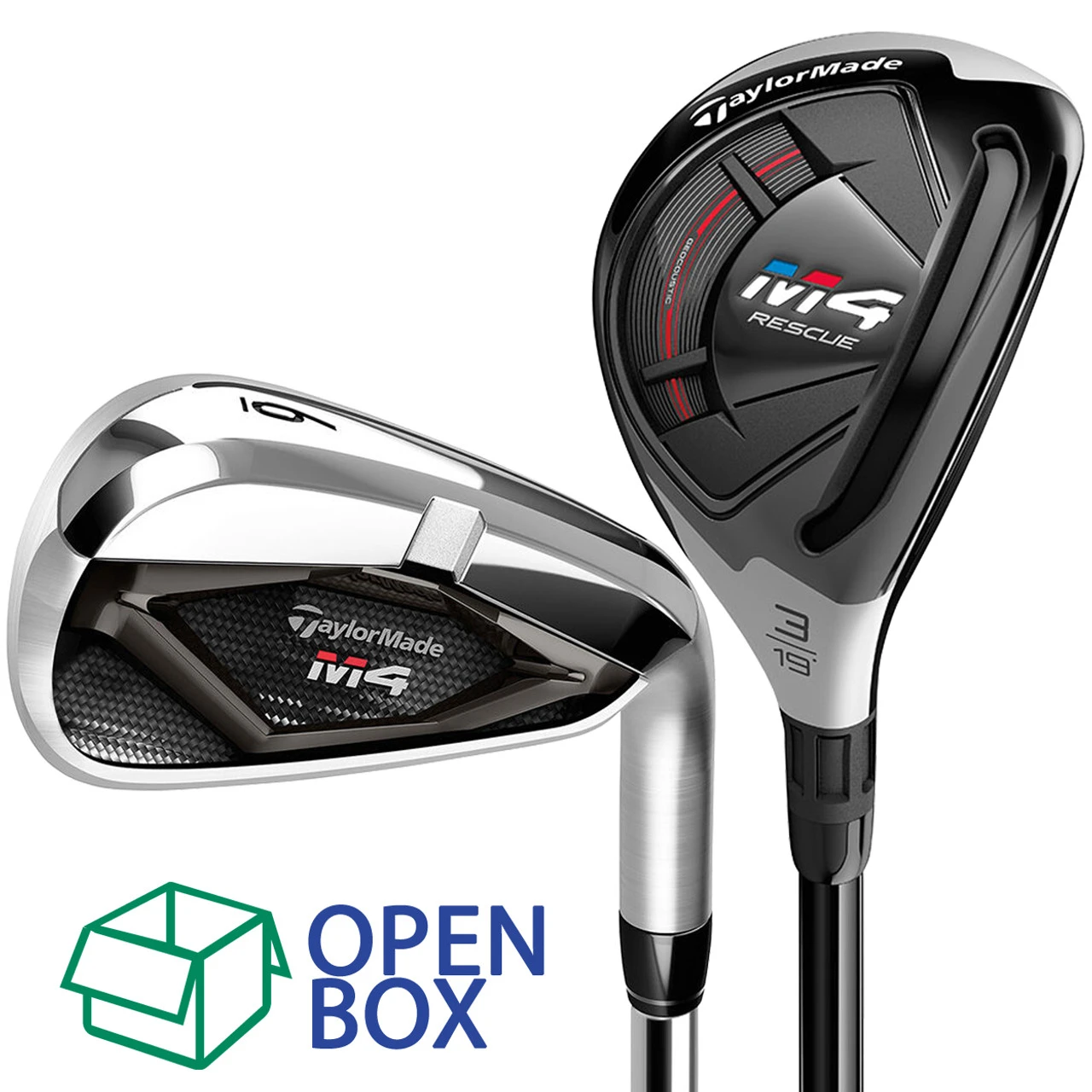 TaylorMade M4 Hybrid Combo Iron Set (4H-5H, 6-PW), Open Box 3 TaylorMade M4 Hybrid Combo Iron Set (4H-5H, 6-PW), Open Box