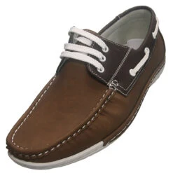 Zoyla Italia Men's Boat Shoe By Alessio -Golf Series Discount zoyitalia blackgray side 0817 05455.1697501606